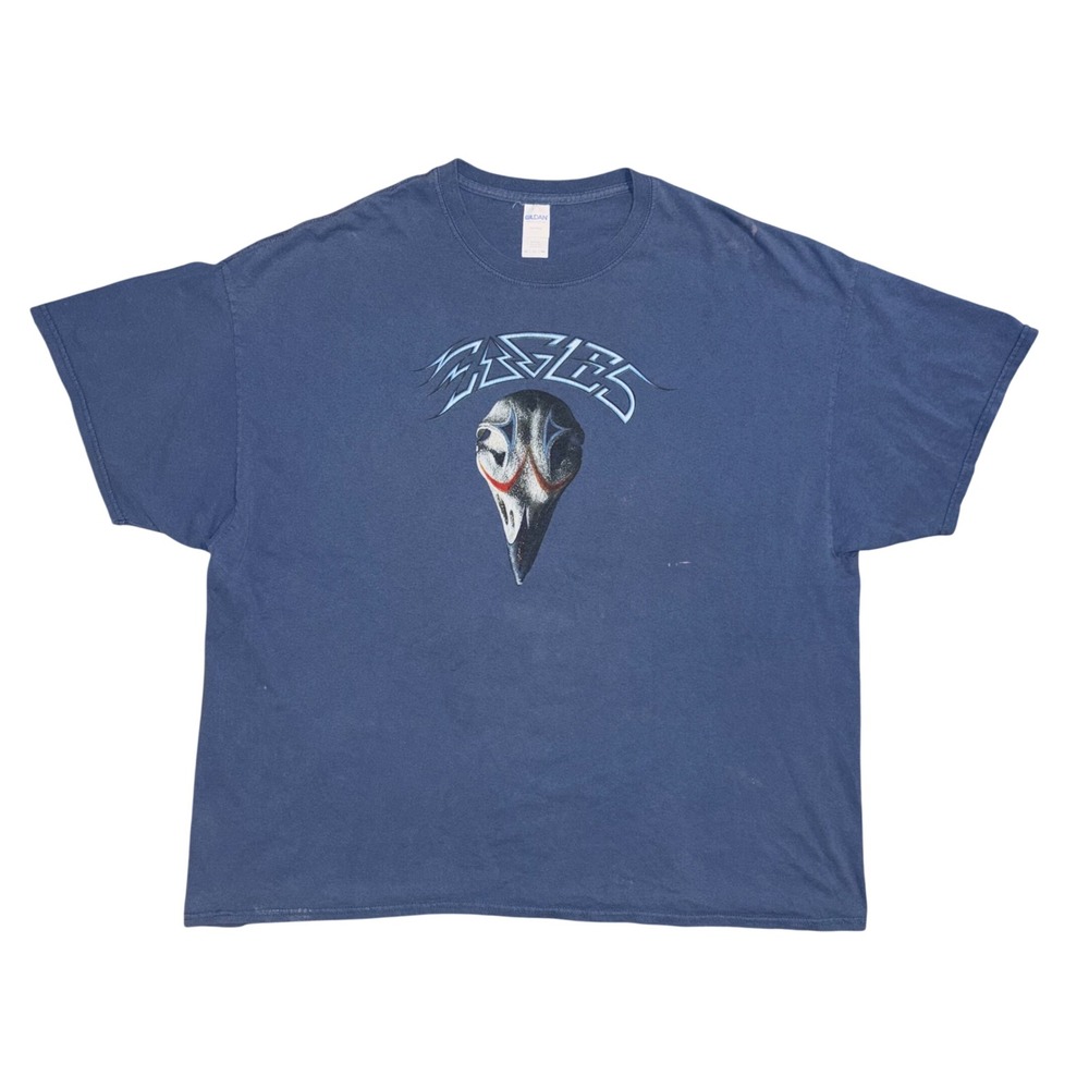 Eagles Tour 2018 Band T-Shirt Mens 3XL Blue Short Sleeve Rock Concert Tee Gildan